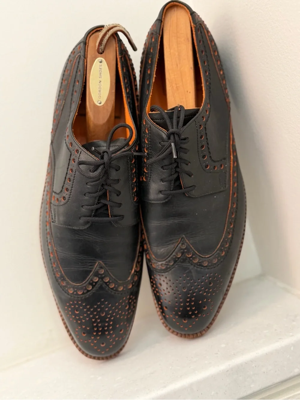Heinrich Dinkelacker Full-Brogue Men’s Dress Shoe